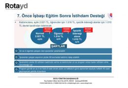 İşbaşı eğitim desteği 2019